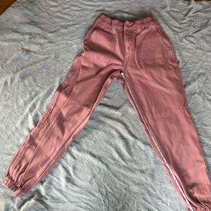 PacSun pink cargo joggers small Pants